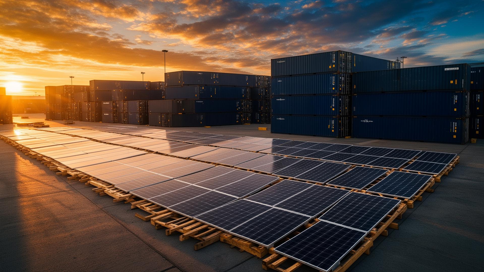 Морський контейнер із сонячними модулями DAH SOLAR і JINKO